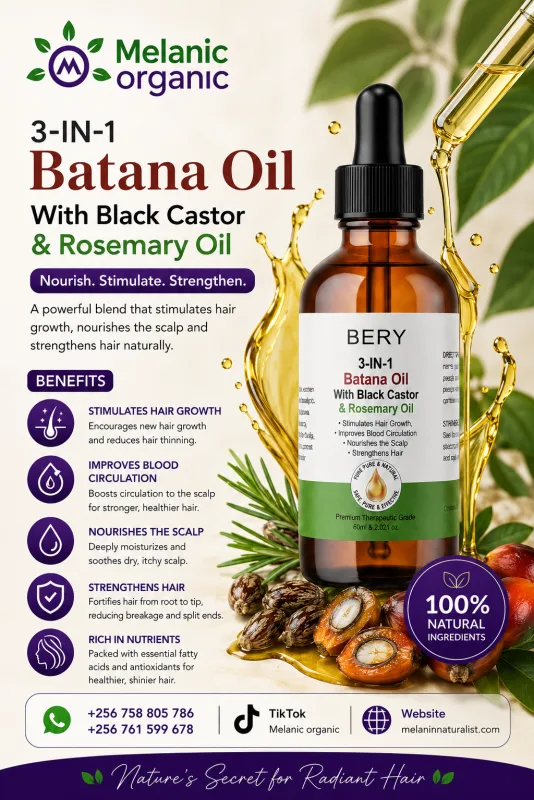 3-in-1 BATANA OIL WITH BLACK CASTOR & ROSEMARY OIL | 60mls