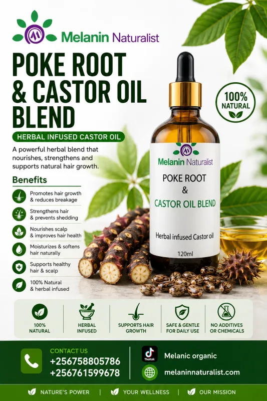 POKE ROOT & CASTOR OIL BLEND | 100mls
