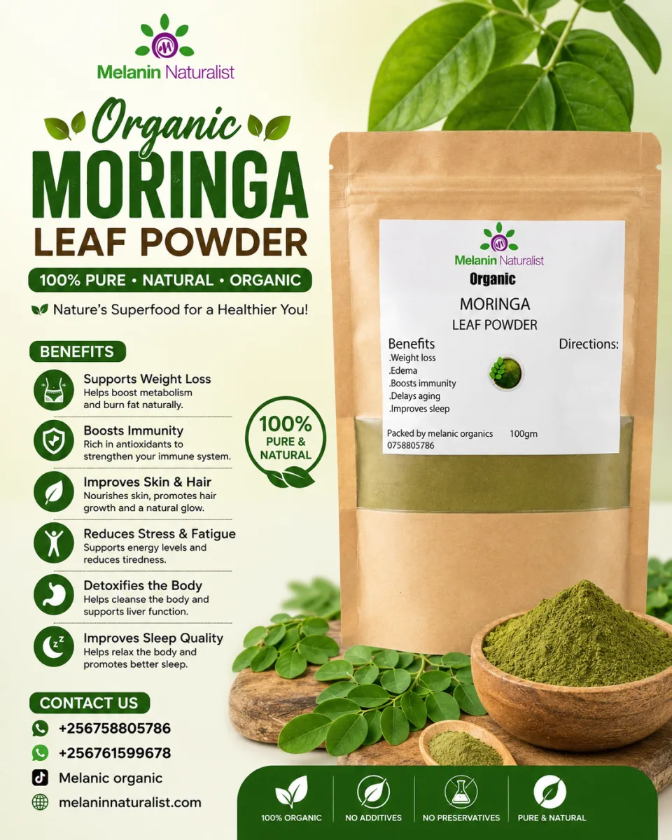 Organic Moringa Leaf Powder
